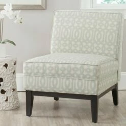 Armond Chair - Silver/Cream - Safavieh