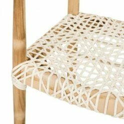 Fes Armchair White/Teak - Safavieh -Living Room Chairs store unnamed file 878