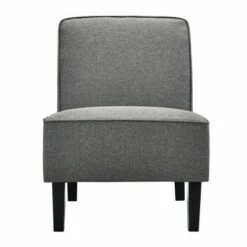 Costway Accent Chair Armless Fabric Sofa Living Room Furniture Gray -Living Room Chairs store unnamed file 8792