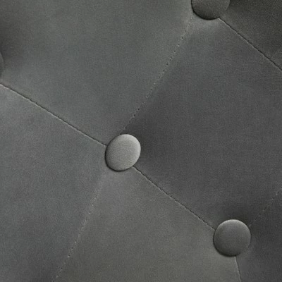 HomCom Velvet-Touch Tufted Dining Height Bar Chair 9 HomCom Velvet-Touch Tufted Dining Height Bar Chair - Image 7