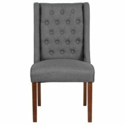 Flash Furniture HERCULES Preston Series Tufted Parsons Chair with Side Panel Detail -Living Room Chairs store unnamed file 8811