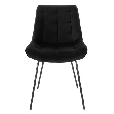 Elama 2 Piece Tufted Chair in Brown with Metal Legs 9 Elama 2 Piece Tufted Chair in Brown with Metal Legs - Image 7