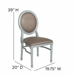 Flash Furniture HERCULES Series 900 lb. Capacity King Louis Dining Side Chair -Living Room Chairs store unnamed file 8827