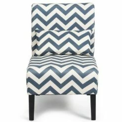 Costway Armless Accent Leisure Chair with Lumbar Pillow -Living Room Chairs store unnamed file 8857