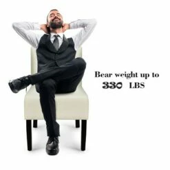 Costway Accent Chair Fabric Upholstered Leisure Chair Single Sofa with Wooden Legs -Living Room Chairs store unnamed file 8879