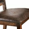 Set of 2 Leatherette Wooden Side Chairs with Nailhead Trims Brown - Benzara 1 Set of 2 Leatherette Wooden Side Chairs with Nailhead Trims Brown - Benzara -Living Room Chairs store unnamed file 8993