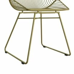 Ellis Modern Metal Accent Chair - Cosmoliving By Cosmopolitan Gold Metal -Living Room Chairs store unnamed file 9008