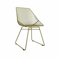 Ellis Modern Metal Accent Chair - Cosmoliving By Cosmopolitan Gold Metal -Living Room Chairs store unnamed file 9016