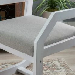 Robin Upholstered Rocking Chair White - Linon -Living Room Chairs store unnamed file 9028