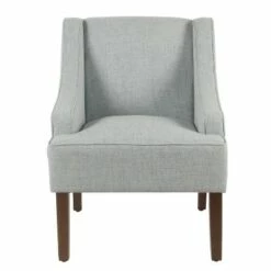 Classic Solid Swoop Arm Accent Chair - Homepop Light Blue 21 Classic Solid Swoop Arm Accent Chair - Homepop Light Blue -Living Room Chairs store unnamed file 903