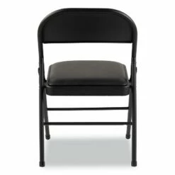 Alera Steel Folding Chair Graphite Seat/Graphite Back Graphite Base 4/Carton FCPC5B -Living Room Chairs store unnamed file 9033