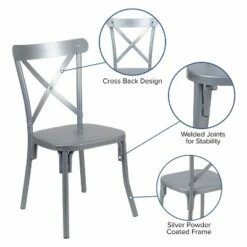 Flash Furniture Metal Cross Back Chair 17 Flash Furniture Metal Cross Back Chair -Living Room Chairs store unnamed file 9037