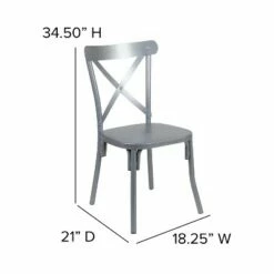 Flash Furniture Metal Cross Back Chair 18 Flash Furniture Metal Cross Back Chair -Living Room Chairs store unnamed file 9038