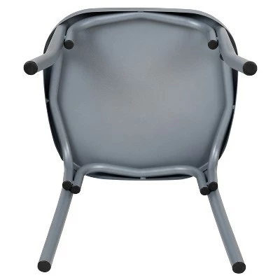 Flash Furniture Metal Cross Back Chair 9 Flash Furniture Metal Cross Back Chair - Image 7