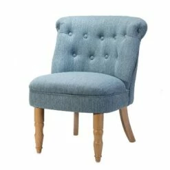 Textured Side Chair with Carved Legs | Karat Home -Living Room Chairs store unnamed file 9075