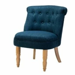 Textured Side Chair with Carved Legs | Karat Home -Living Room Chairs store unnamed file 9078