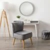 Lynwood Velvet Armless Accent Chair Gray - CorLiving -Living Room Chairs store unnamed file 9111