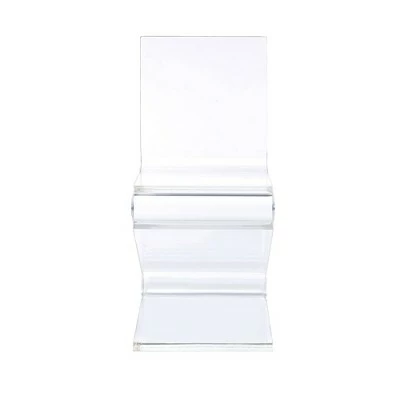 Peek Acrylic Z Chair Clear - Picket House Furnishings 3 Peek Acrylic Z Chair Clear - Picket House Furnishings