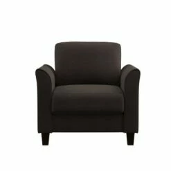 Willow Microfiber Chair with Rolled Arms - Lifestyle Solutions Coffee -Living Room Chairs store unnamed file 914