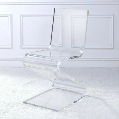 Peek Acrylic Z Chair Clear - Picket House Furnishings 5 Peek Acrylic Z Chair Clear - Picket House Furnishings - Image 3