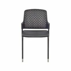 Safco Next High-Impact Polypropylene Office Chair Black 4/Carton 4287BL