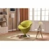 Tulip Velvet Swivel Accent Chair - Manhattan Comfort Green