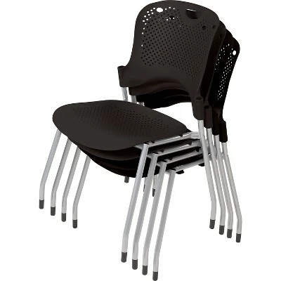 Balt Circulation Series Stacking Chair Black 25 x 23-3/4 x 34 34554 3 Balt Circulation Series Stacking Chair Black 25 x 23-3/4 x 34 34554 - Image 2