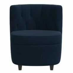 Gael Armless Accent Chair Velvet - Skyline Furniture White -Living Room Chairs store unnamed file 9247