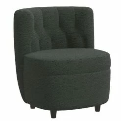 Gael Armless Accent Chair Sheepskin - Skyline Furniture Charcoal -Living Room Chairs store unnamed file 9268