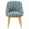 Riley Accent Chair Floral Teal - HomePop 1 Riley Accent Chair Floral Teal - HomePop -Living Room Chairs store unnamed file 9295