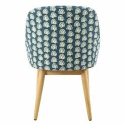 Riley Accent Chair Floral Teal - HomePop -Living Room Chairs store unnamed file 9297