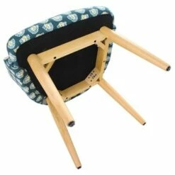 Riley Accent Chair Floral Teal - HomePop -Living Room Chairs store unnamed file 9299