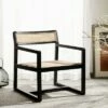 Lula Cane Accent Chair - Safavieh Black/natural -Living Room Chairs store unnamed file 9302