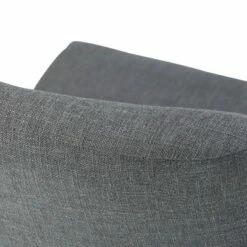 Set of 2 Haley Deluxe Dining Chair Slate Gray Linen Look Fabric - WyndenHall -Living Room Chairs store unnamed file 9316