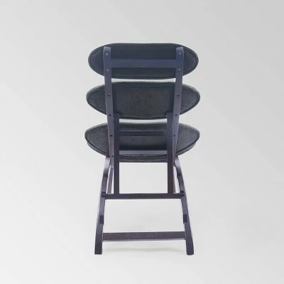 Gault Retro Reclining Accent Chair - Christopher Knight Home Black 5 Gault Retro Reclining Accent Chair - Christopher Knight Home Black - Image 3