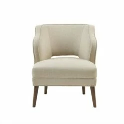 Madison Park Maren Open Back Accent Chair Cream -Living Room Chairs store unnamed file 9353