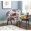 Simon Chair in Udder Madbess Brown/White - Linon 2 Simon Chair in Udder Madbess Brown/White - Linon -Living Room Chairs store unnamed file 9406