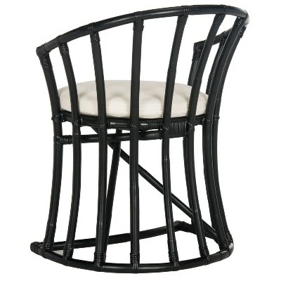 Bates Accent Chair - Black - Safavieh 5 Bates Accent Chair - Black - Safavieh - Image 3