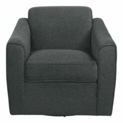 Cassie Swivel Arm Chair - OSP Home Furnishings Navy