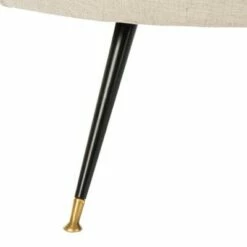 Arlette Velvet Retro Mid Century Accent Chair Light Gray - Safavieh -Living Room Chairs store unnamed file 9448