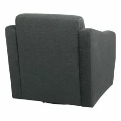 Cassie Swivel Arm Chair - OSP Home Furnishings Navy -Living Room Chairs store unnamed file 946