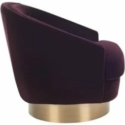 Arvilla Swivel Club Chair - Giotto Cabernet - Safavieh -Living Room Chairs store unnamed file 9471