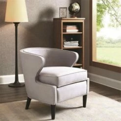 Madison Park Idris Chair Silver/Gray -Living Room Chairs store unnamed file 9483