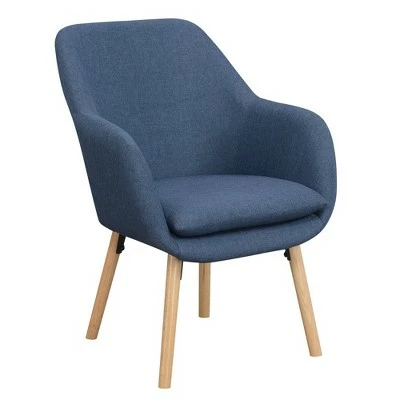 Take a Seat Charlotte Accent Chair Linen - Breighton Home Blue 11 Take a Seat Charlotte Accent Chair Linen - Breighton Home Blue - Image 9