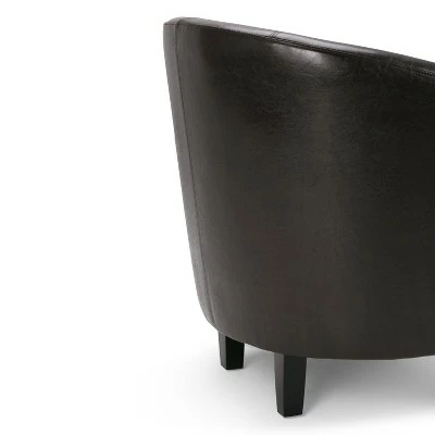 30" Parker Tub Chair - Wyndenhall Black 7 30" Parker Tub Chair - Wyndenhall Black - Image 5