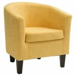 Antonio Tub Chair - Corliving Yellow -Living Room Chairs store unnamed file 9567