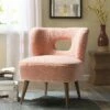 Inès Upholstery Fluffy Fabric Barrel Chair | Karat Home 2 Inès Upholstery Fluffy Fabric Barrel Chair | Karat Home -Living Room Chairs store unnamed file 9674