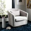 Clara Quilted Swivel Tub Chair - Pale Taupe - Safavieh 1 Clara Quilted Swivel Tub Chair - Pale Taupe - Safavieh -Living Room Chairs store unnamed file 9697