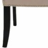 Rachel Arm Chair W/ Silver Nail Head - Taupe - Safavieh