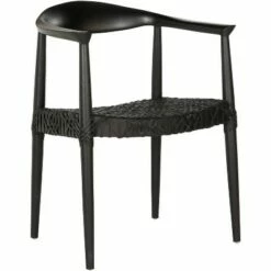 Bandelier Arm Chair - Black - Safavieh
